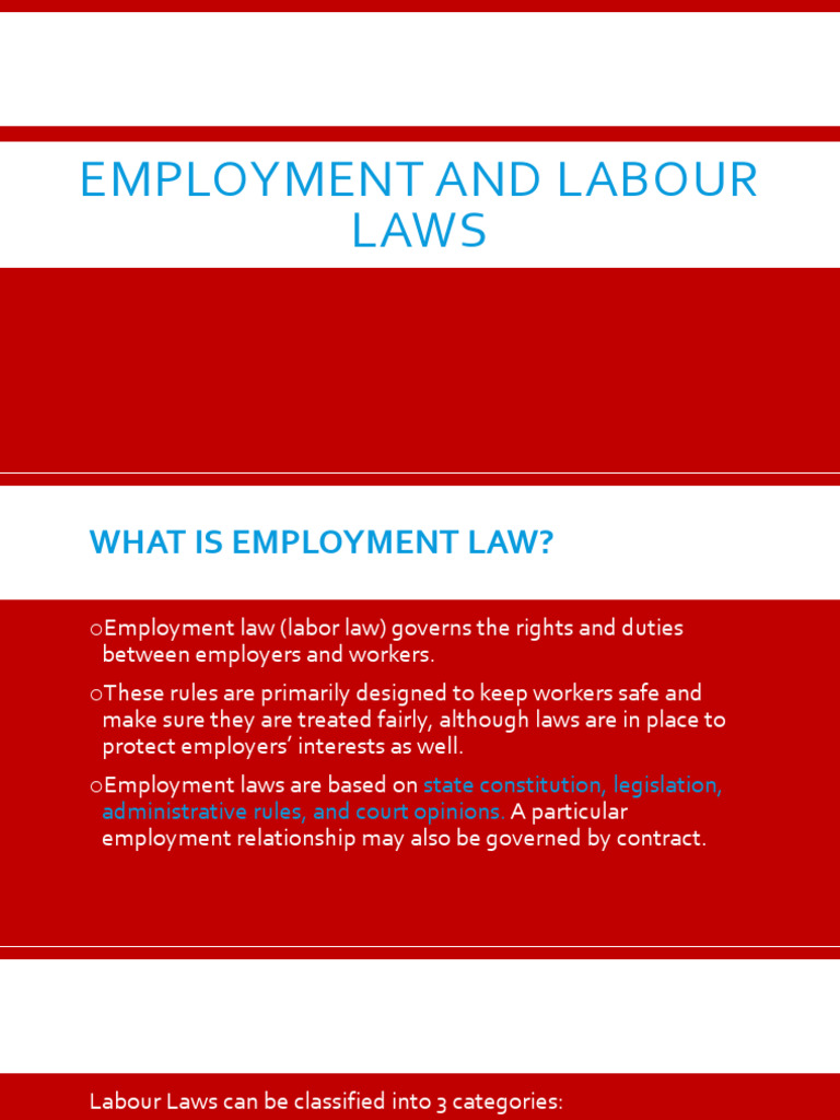 Uganda Employment and Labour Laws Overview | PDF | Labour Law | Employment