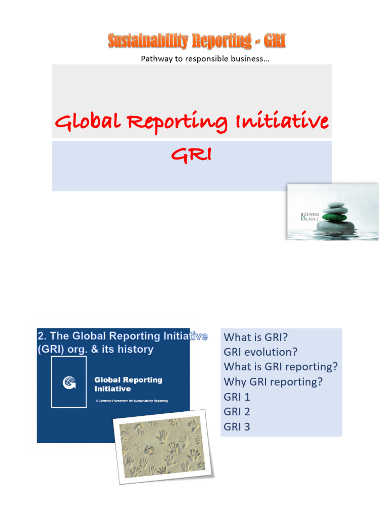 Understanding GRI Sustainability Reporting | PDF | Sustainability ...