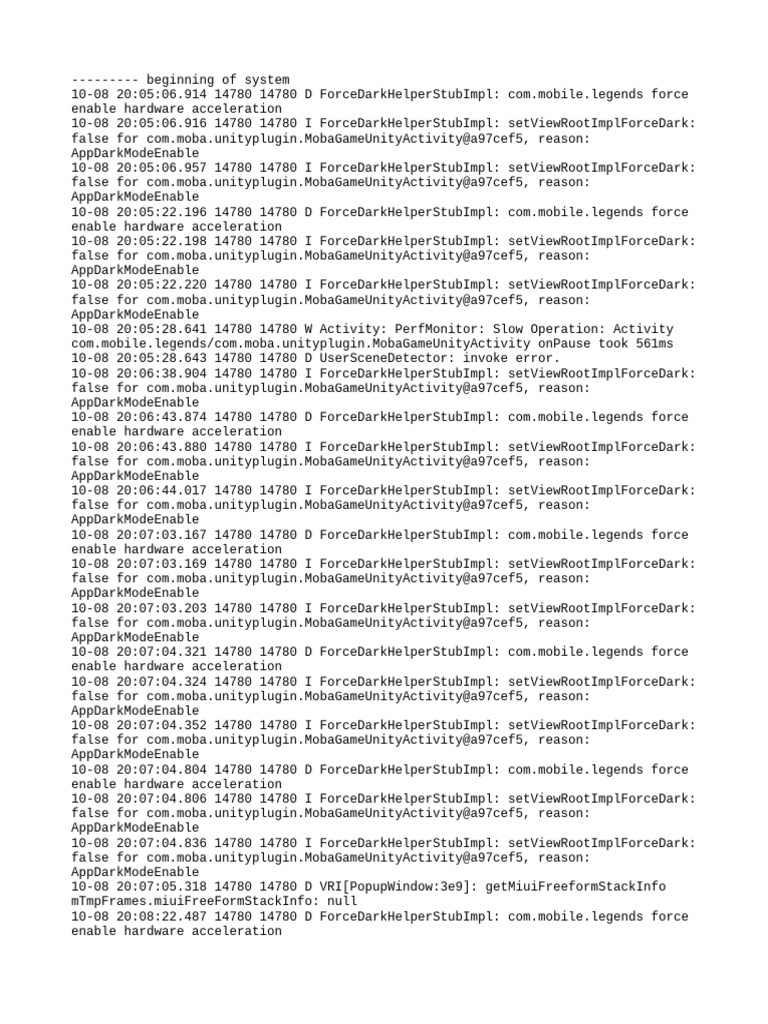 ML Logcat 1759926184604 | PDF | Operating System Families | Computing ...