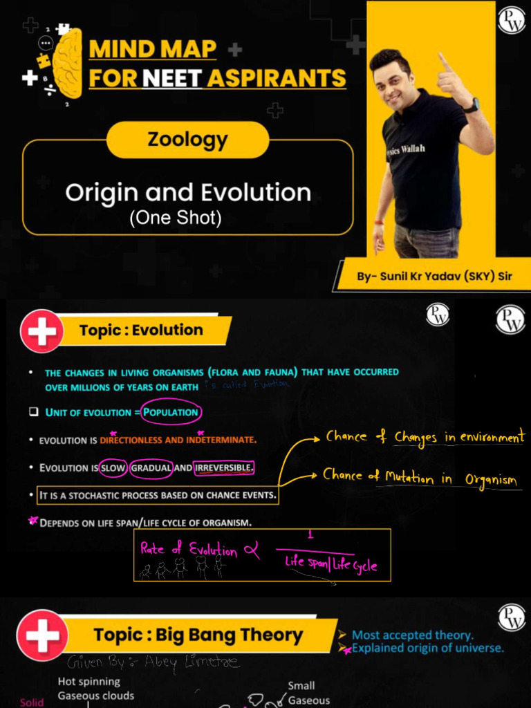 Evolution - One Shot - Class Notes 2 | PDF