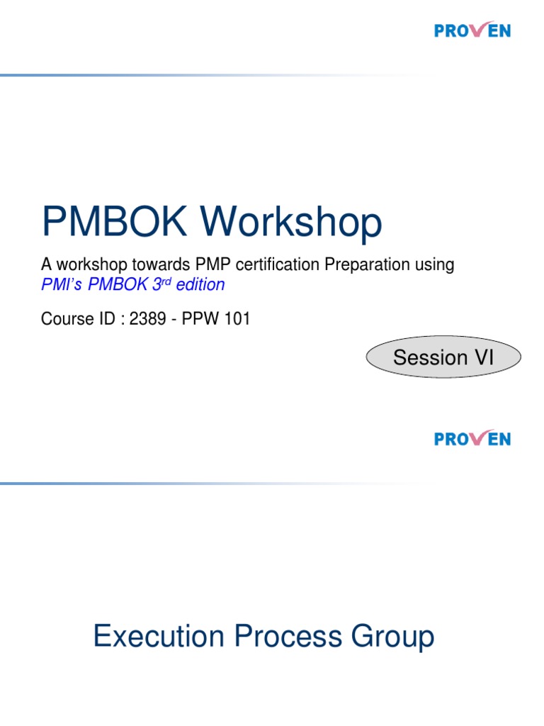 PMBOK | PDF | Project Management | Quality Assurance