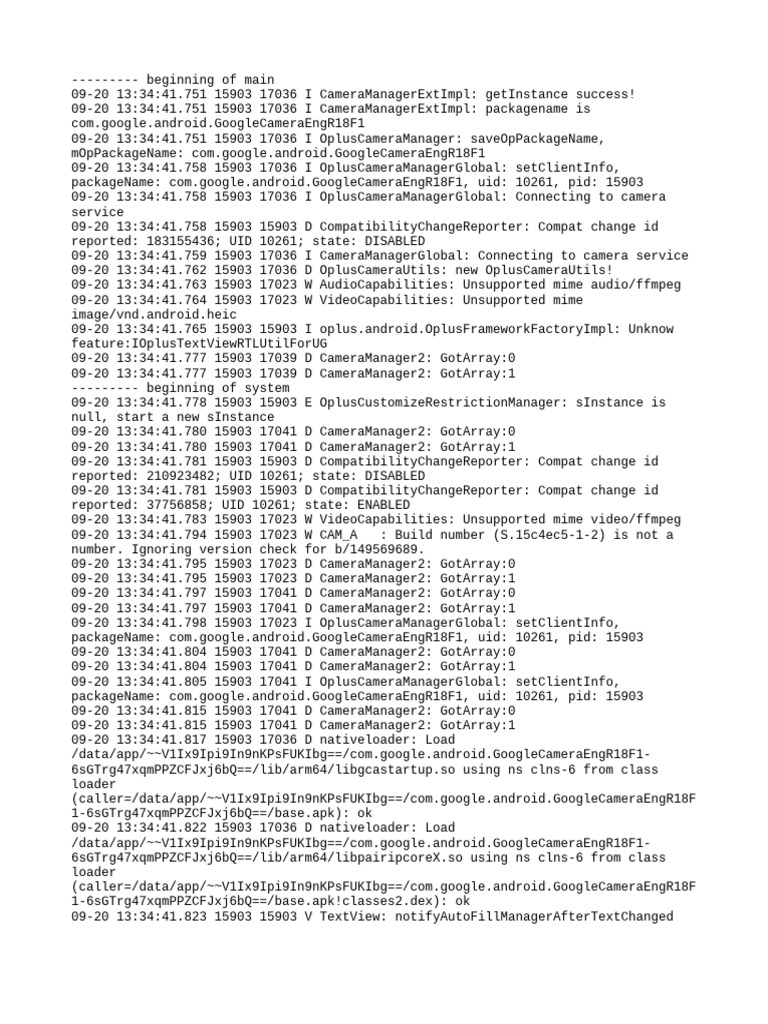 Logcat 1758350081695 | PDF | Computer Architecture | System Software