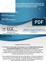 Estrategias de Diseño Instruccional para Facilitar El Proceso de Apropiación Tecnológica en Profesores Que Incorporan Recursos Educativos Abiertos en Educación Virtual