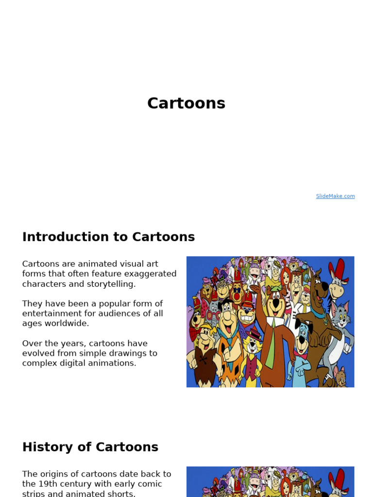 Evolution and Impact of Cartoons | PDF