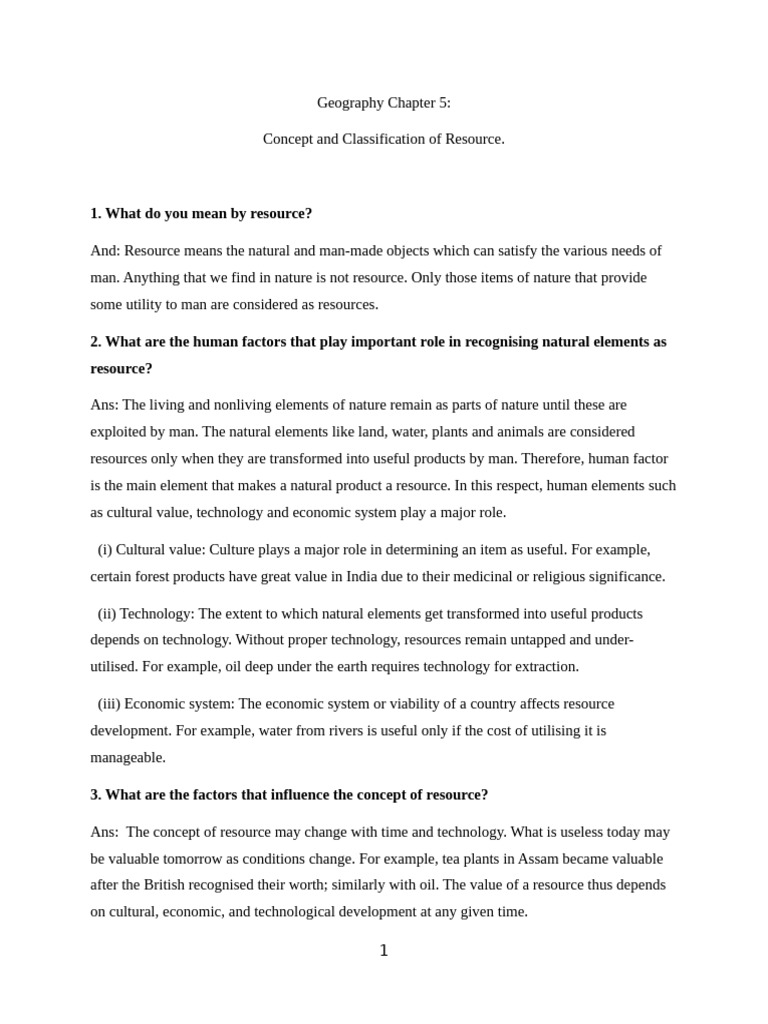 Chapter 5 Class9 | PDF | Nature | Pollution