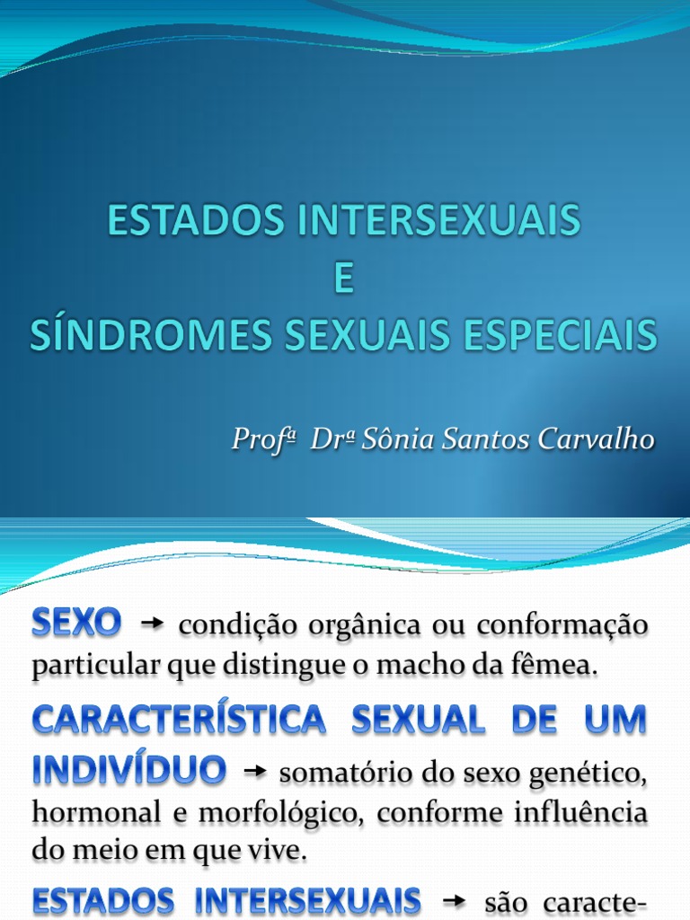 Estados Intersexuais Versao Atual | PDF | Sexo | Testículo