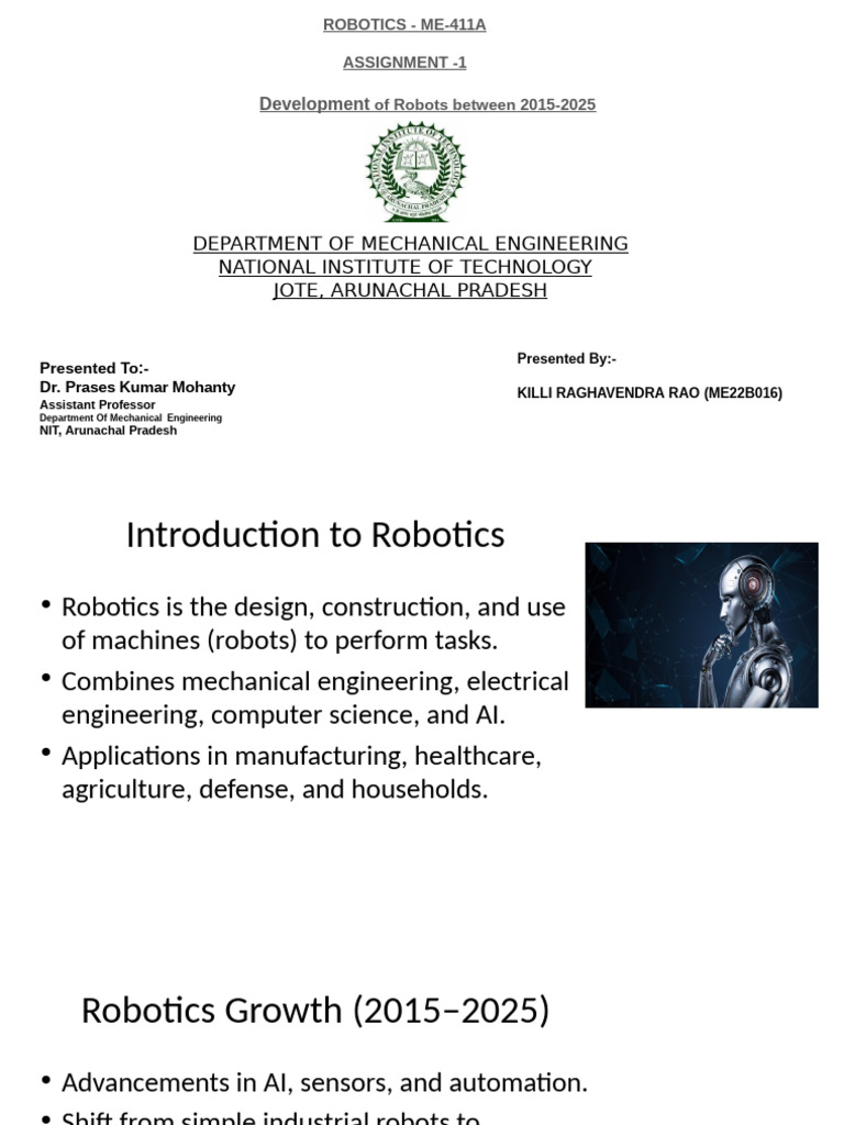 AI-Driven Robotics Evolution 2015-2025 | PDF | Robot | Robotics