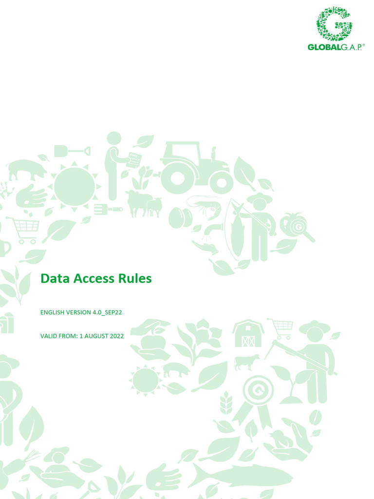 Data Access Rules V4 en | PDF