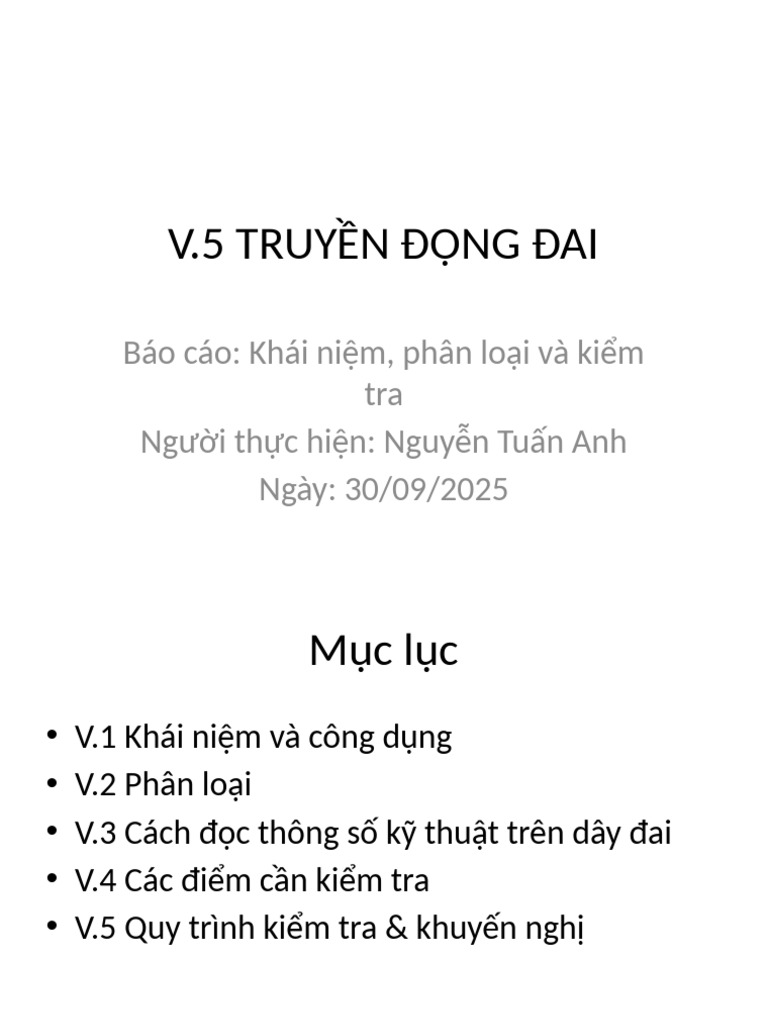 Truyen Dong Dai Report | PDF