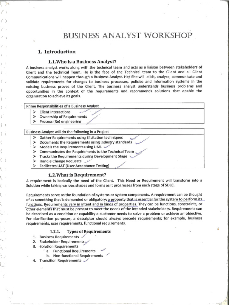BA Basics | PDF