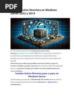 Agregar Roles y Características en Windows Server | PDF | Directorio ...