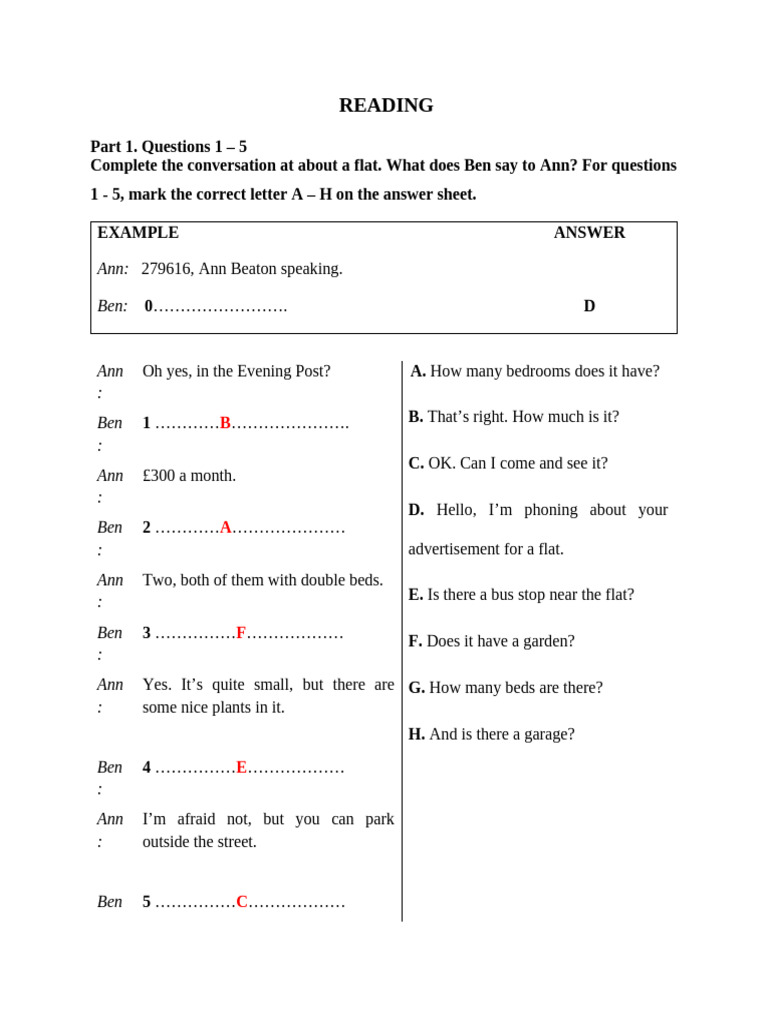 Conversation and Comprehension Exercises | PDF | Zoo