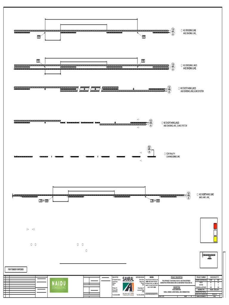 Longitudinal Road Line Markings Guide | PDF | Traffic | Road Safety