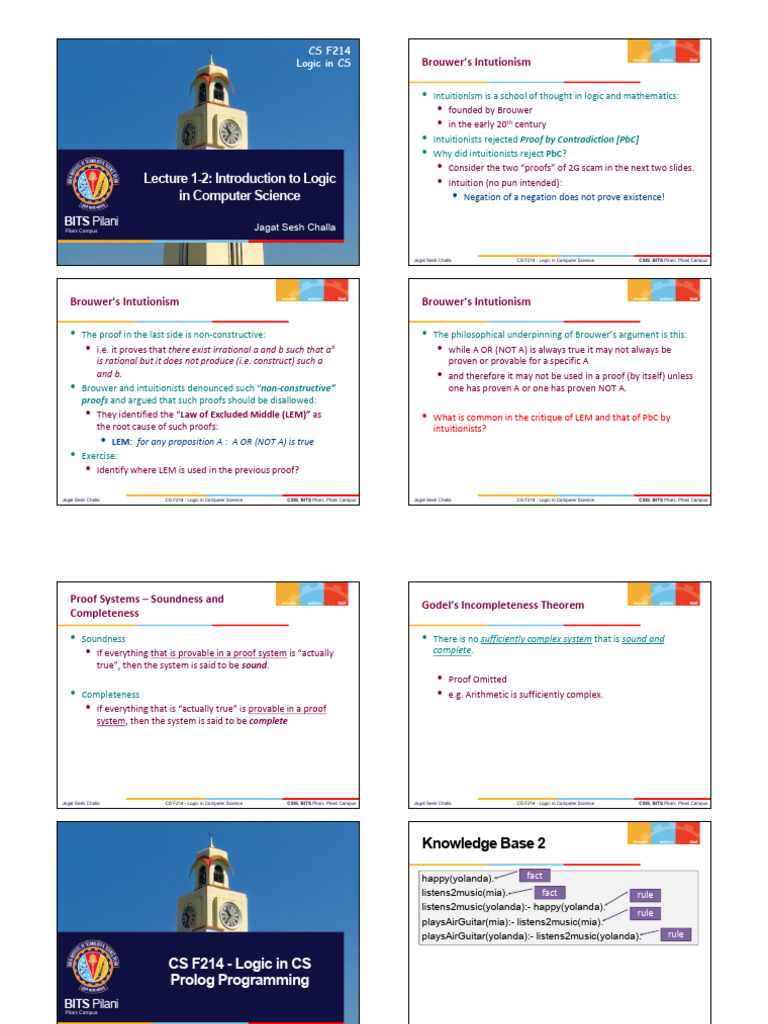 Prolog-Slides Merged Removed Removed Removed | PDF | Mathematical Proof ...