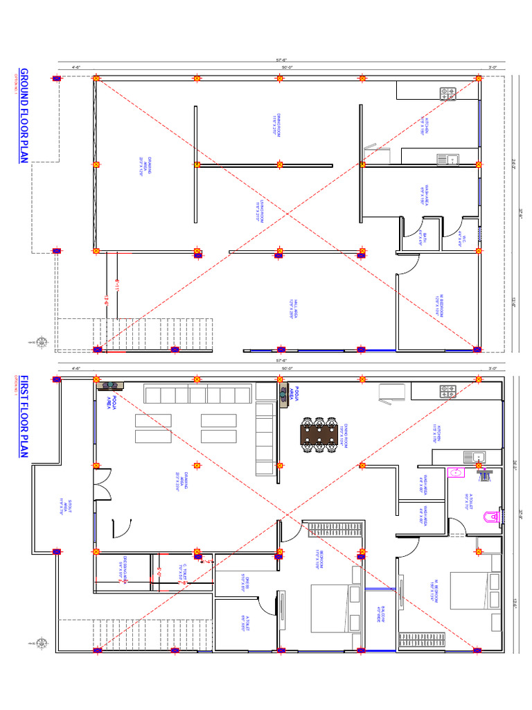Detailed Floor Plan with Dimensions | PDF | Home | Room