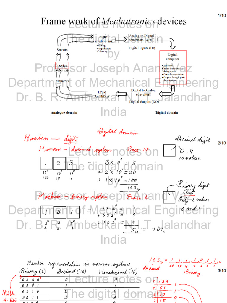 Digital Domain Lecture Notes | PDF