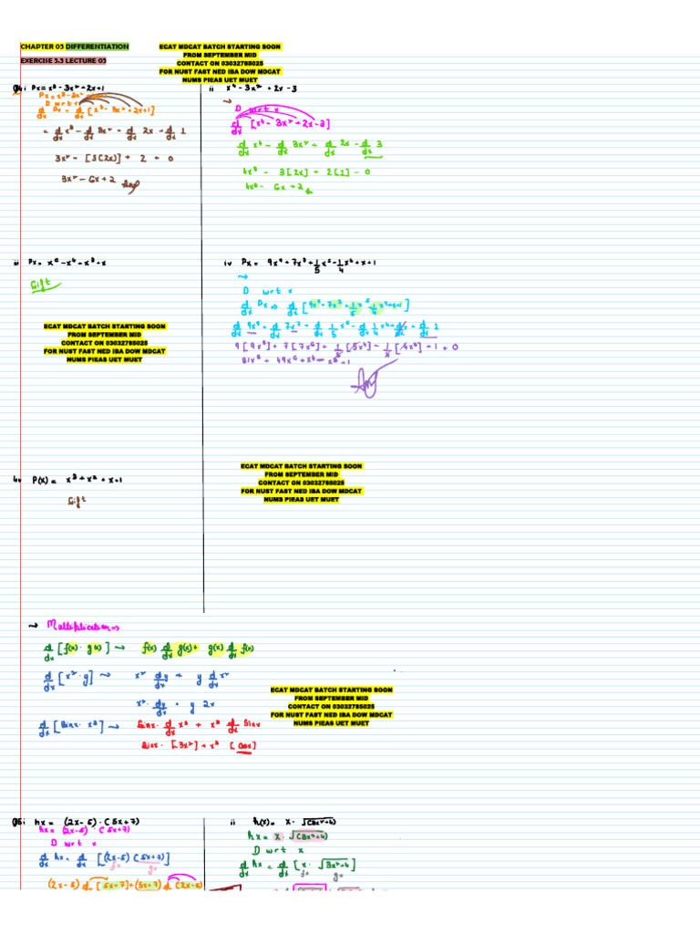 Exercise 3.3 Lecture 03 | PDF