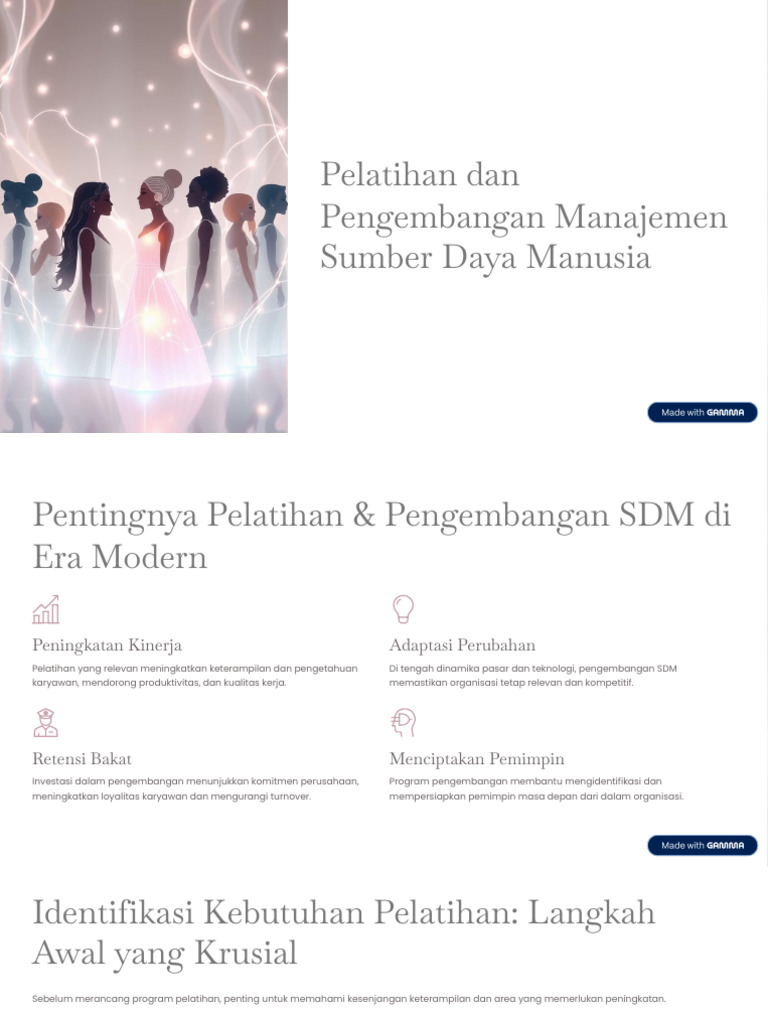 Pentingnya Pelatihan SDM Modern | PDF