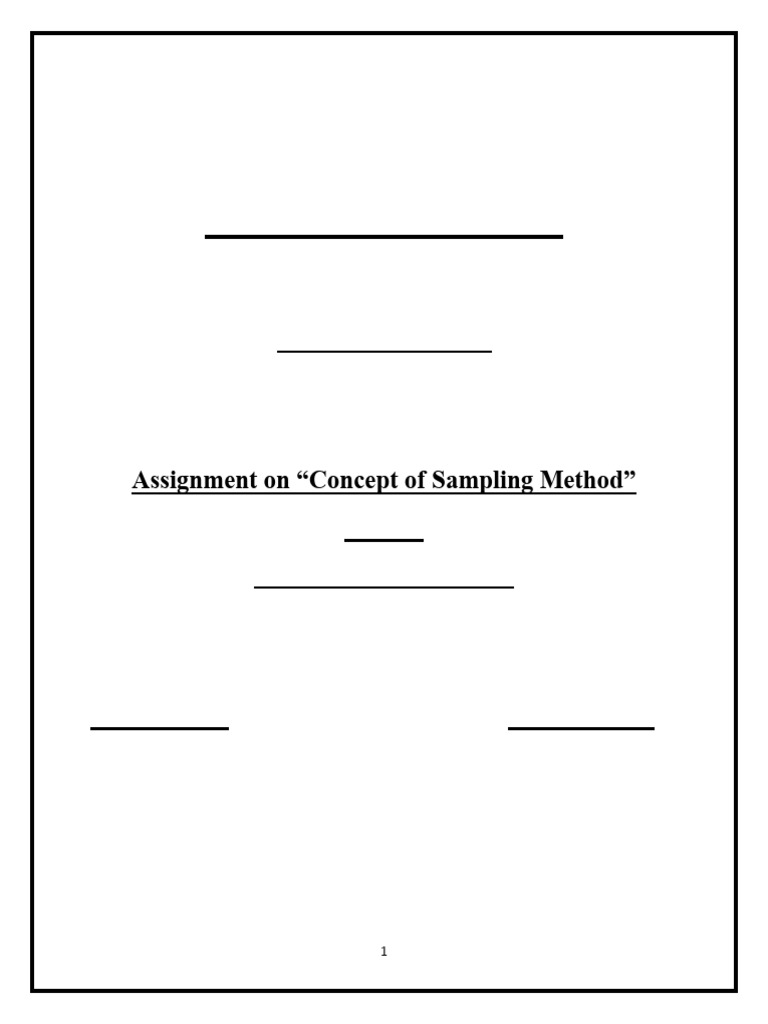 Notes 251027 195509 | PDF | Sampling (Statistics) | Standard Error