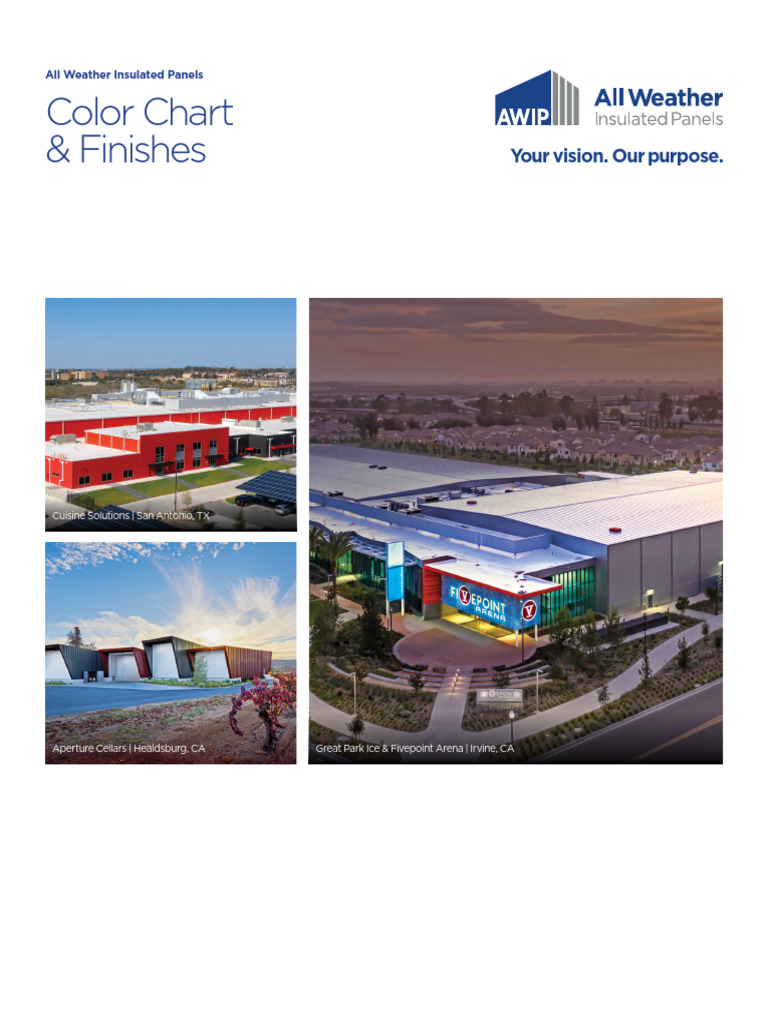 AWIP Color Chart and Finishes Guide | PDF | Paint | Materials