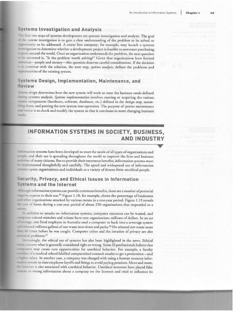 Introduction to Information Systems Development | PDF | Information ...