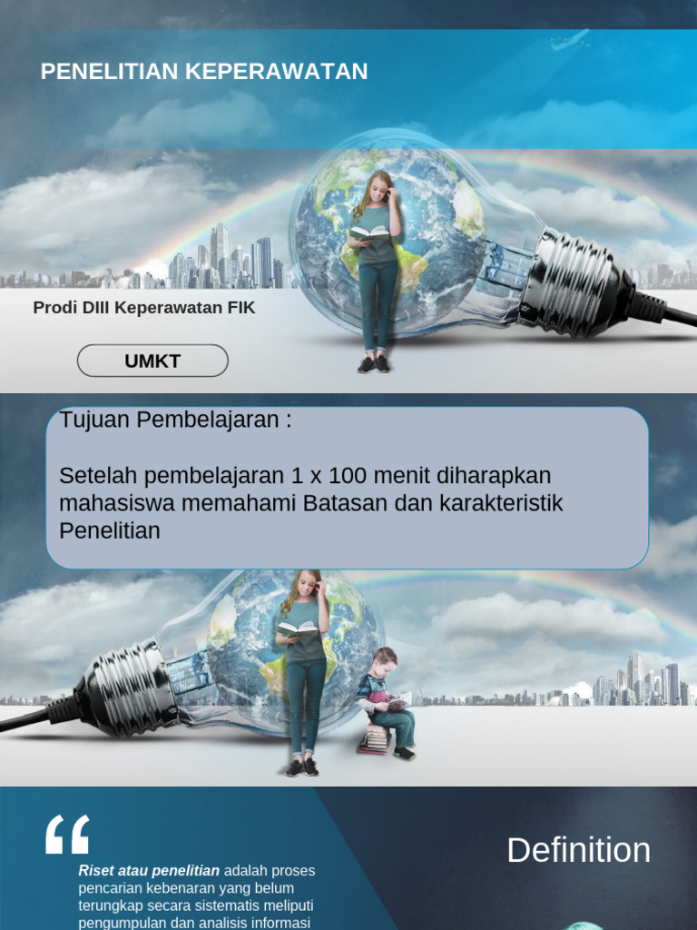 Riset Keperawatan: Definisi dan Manfaat | PDF