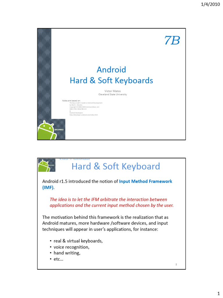 Android Input Method Framework Guide | PDF | Computer Keyboard ...