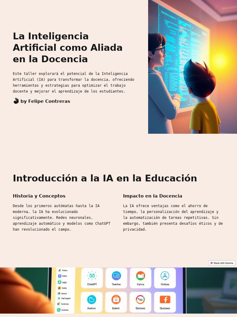La Inteligencia Artificial Como Aliada en La Docencia | PDF ...