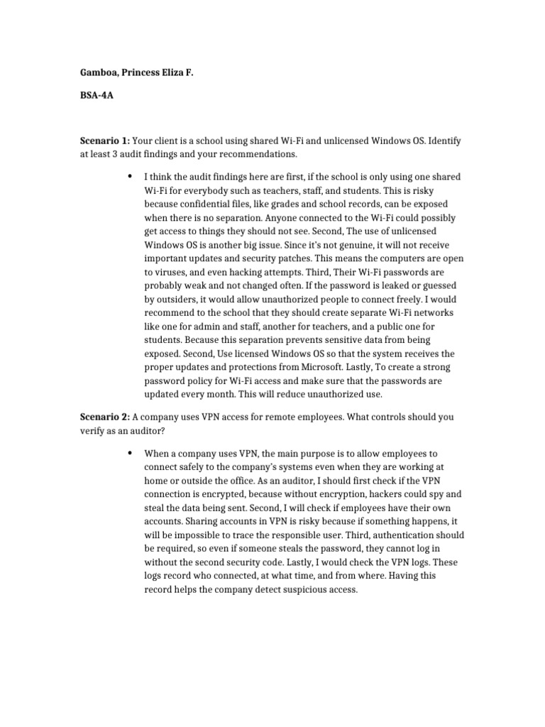 Security Audit Findings and Recommendations | PDF | Security | Computer ...
