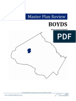 Master Plan Review: Boyds