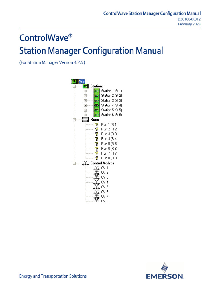 ControlWave Station Manager Setup Guide | PDF | Microsoft Windows ...