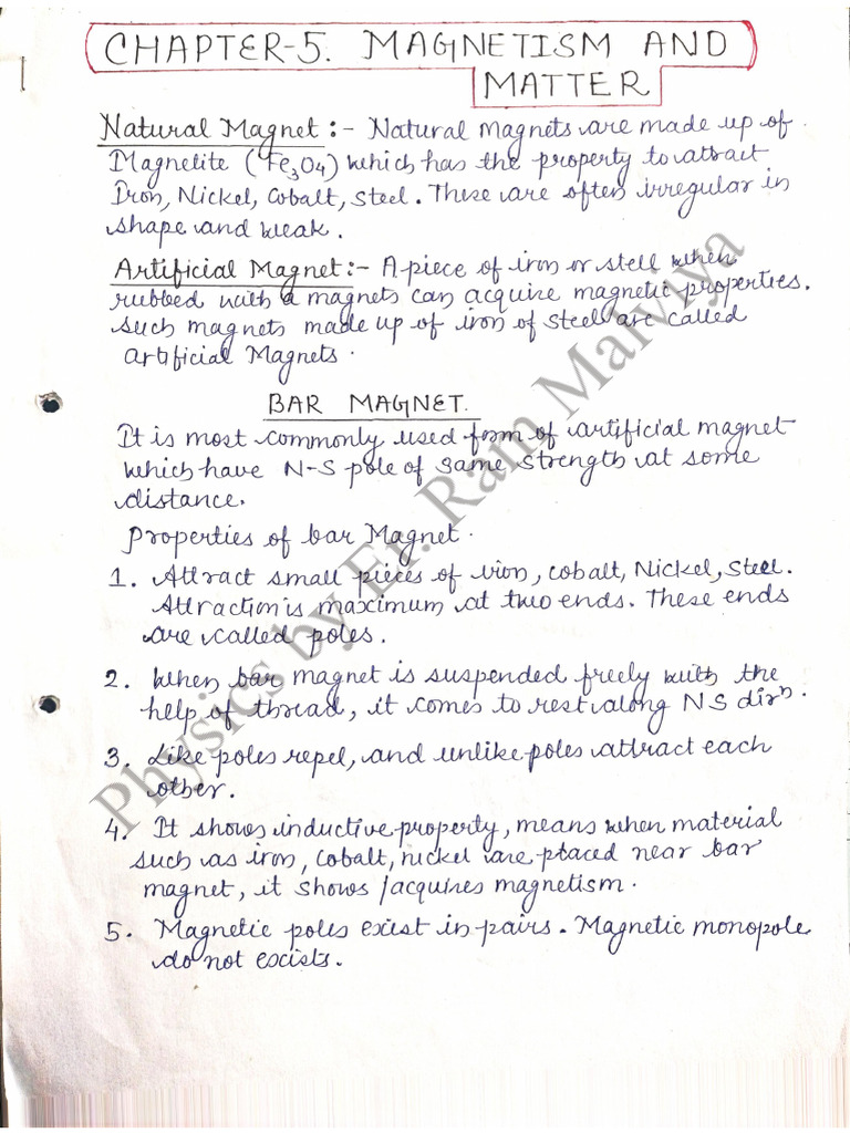 Class 12 Chapter 5 Physics Edited | PDF