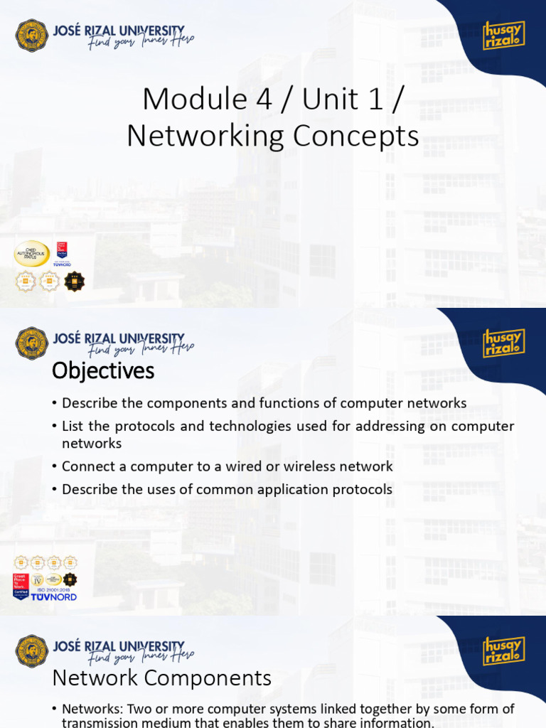 Networking Concepts and Protocols Overview | PDF | Internet Protocols ...