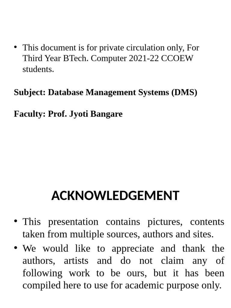 Database Management Systems Overview | PDF | Databases | Computer Data