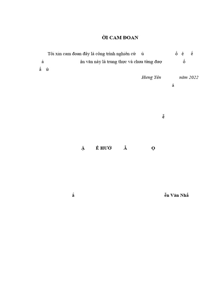 Luan Van Thac Si - Nguyễn Công Hoàng-.26.07.2022.Chuẩn | PDF