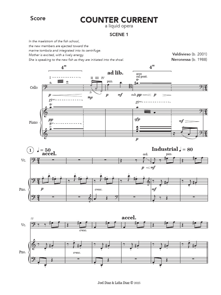 Counter Current: A Liquid Opera Score | PDF