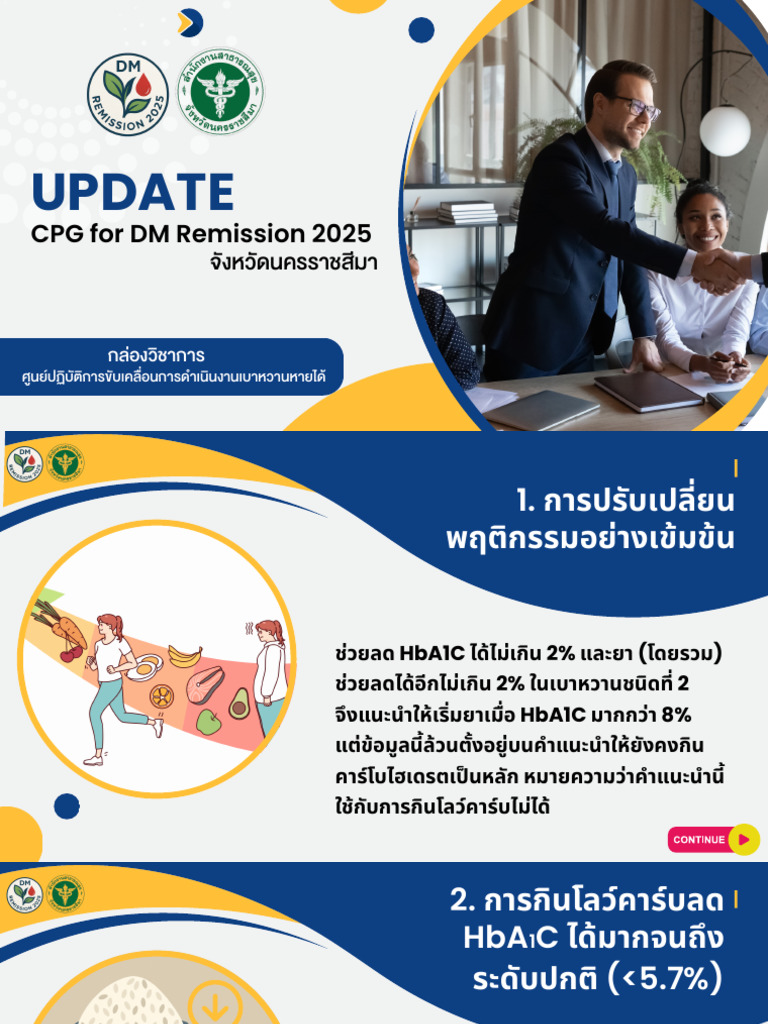 Update CPG For DM Remission 2025 | PDF
