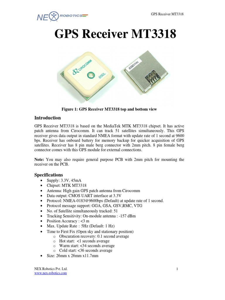 GPS Manual PDF Global Positioning System Electrical Engineering