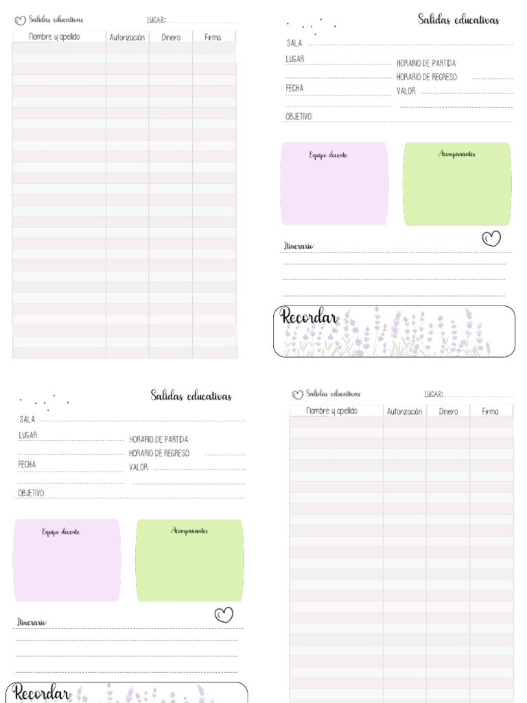 Plan de Clase Diario y Actividades | PDF