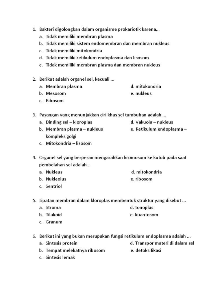 Biologi I