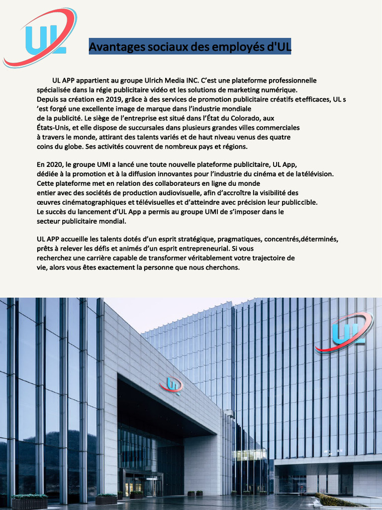 Système de primes UL App et évolution carrière | PDF | Publicité ...