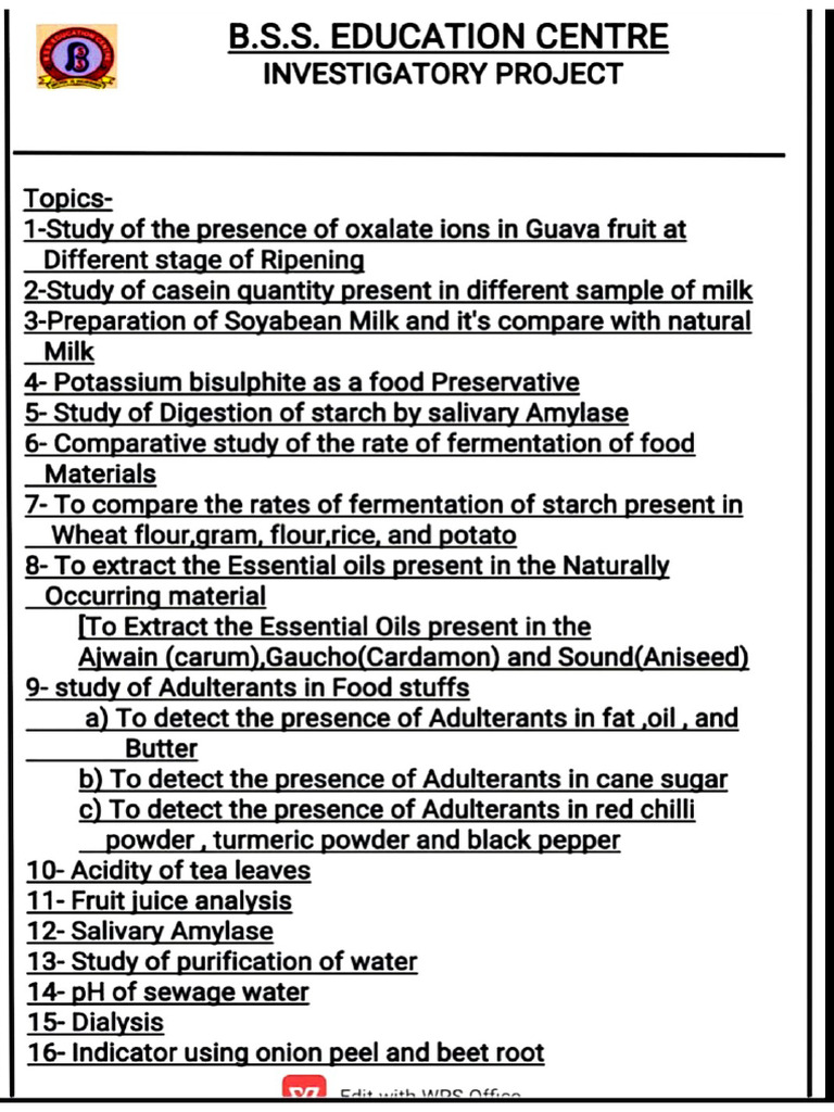 Project File - Topic | PDF
