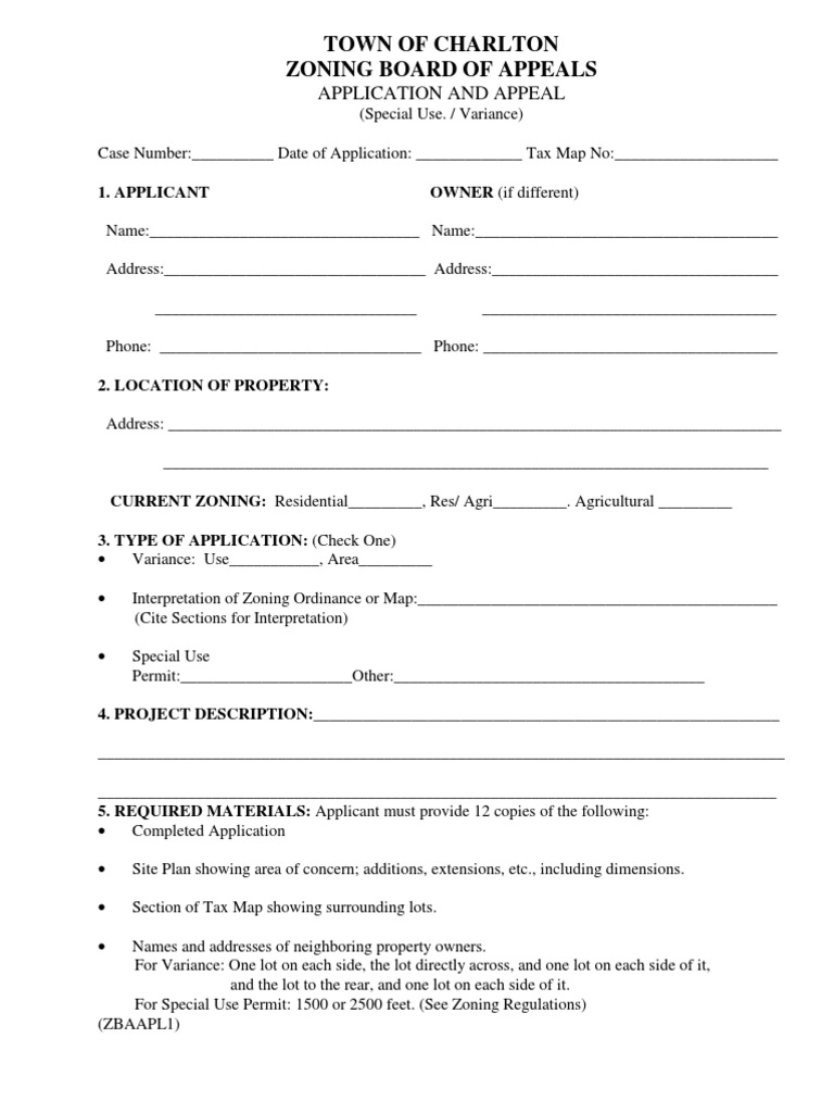 Charlton Zoning App PDF Zoning Virtue