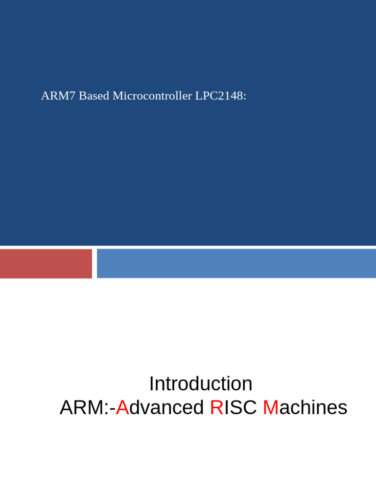 LPC2148: ARM Microcontroller Overview | PDF | Microcontroller ...