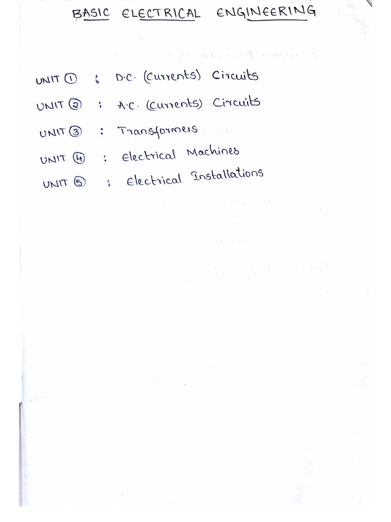 Unit 1 Bee Notes Hand Written-1-50 | PDF