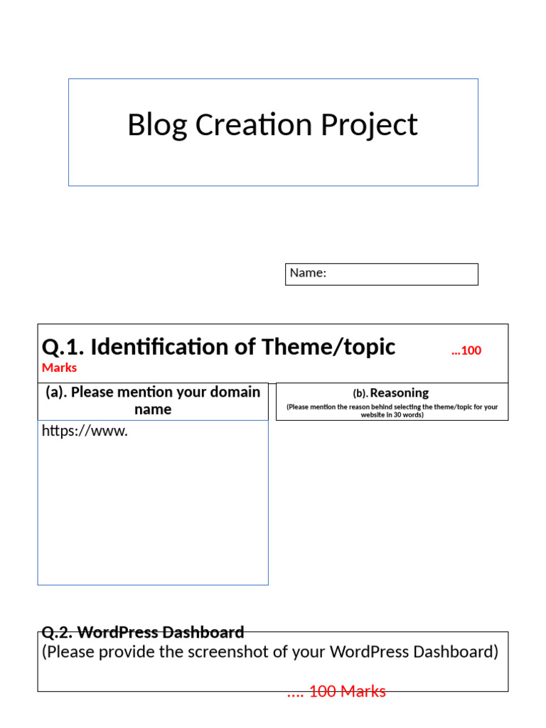 Project 1 - Web Building Project | PDF