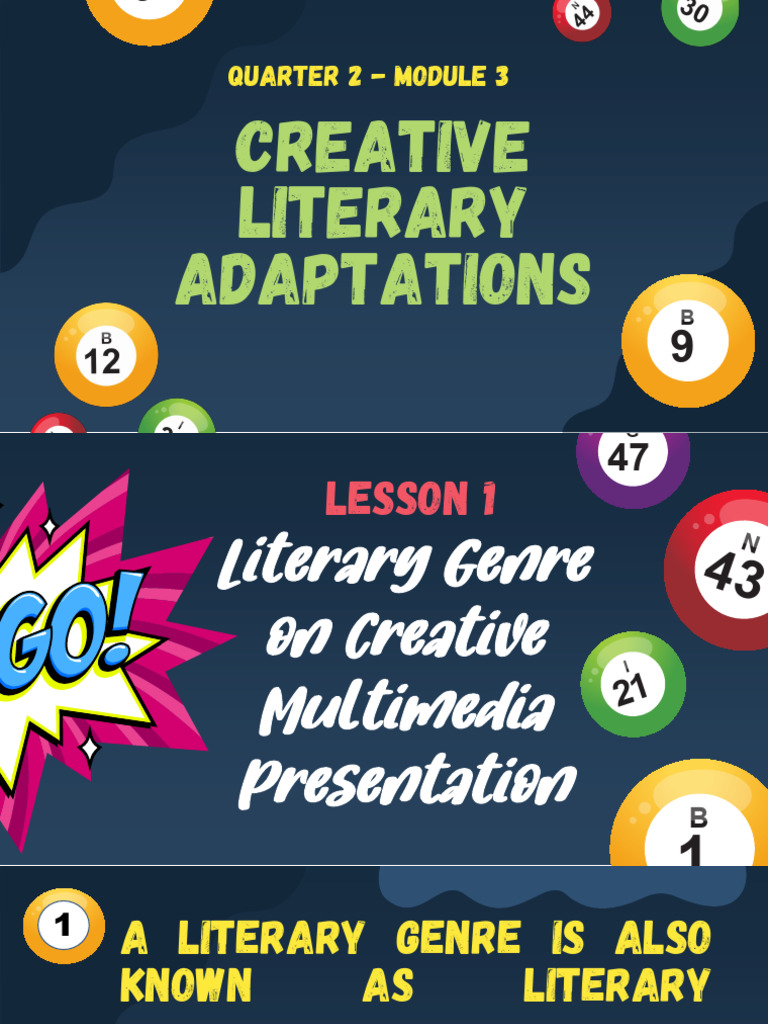 Creative Literary Adaptations Overview | PDF | Multimedia | Parable