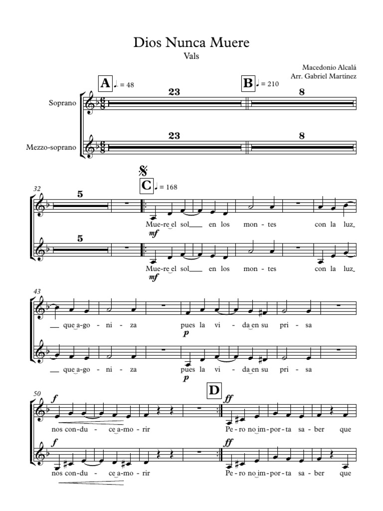 Dios Nunca Muere: Análisis Musical | PDF