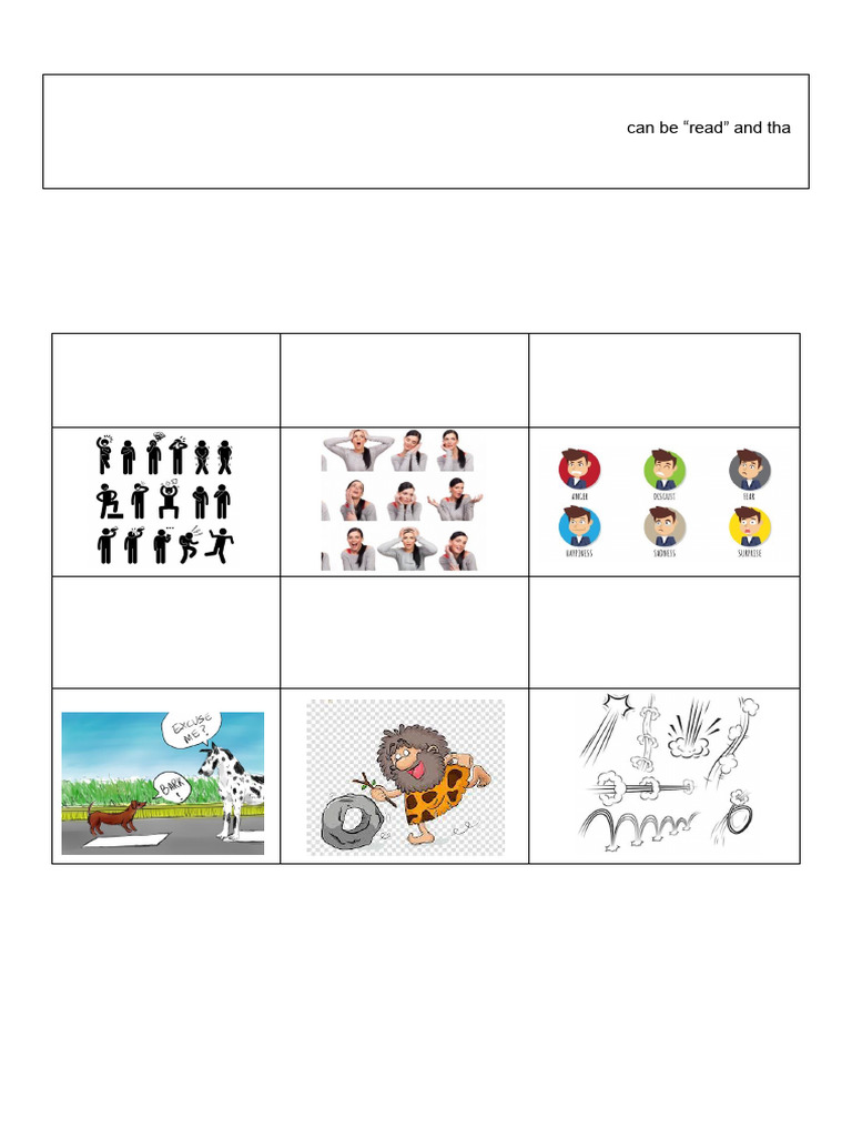 Visual Literacy for Grades 8-9 | PDF | Cartoon | Nonverbal Communication