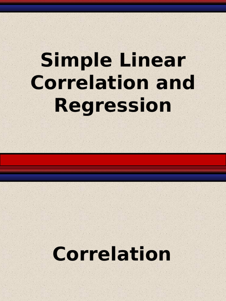 Understanding Correlation and Regression | PDF | Statistics ...